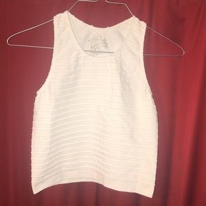 White crop top